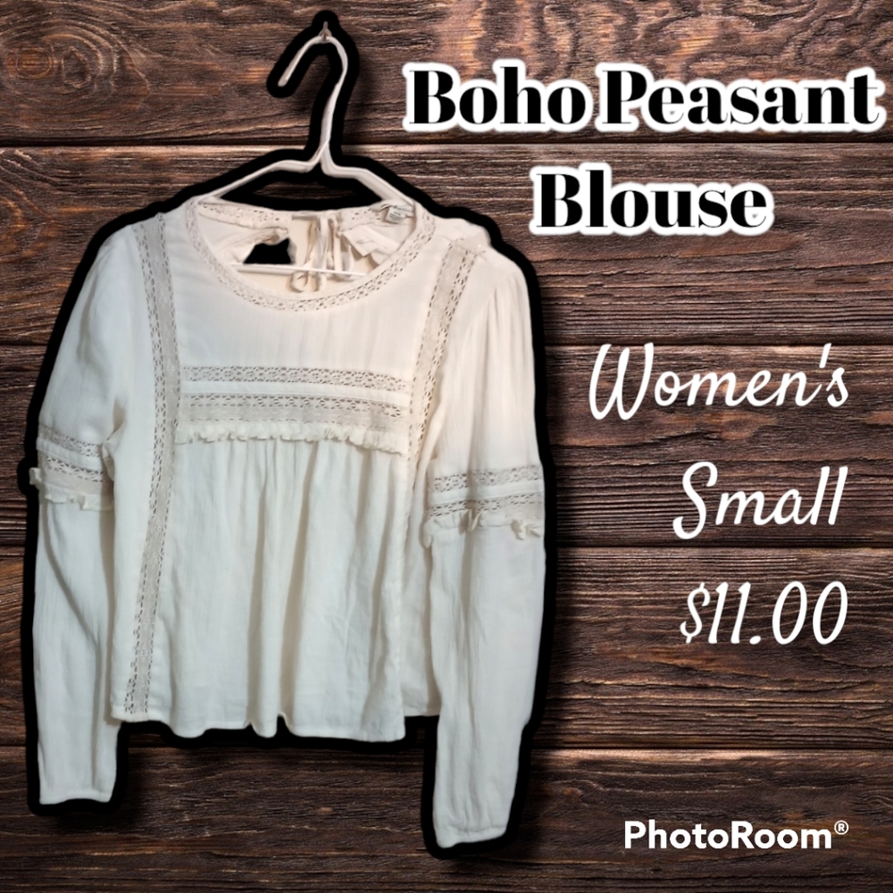 Boho Peasant Blouse